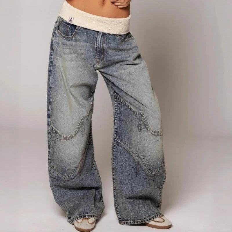 Valentina Rossi Low-Waist Baggy Jeans - Image 4