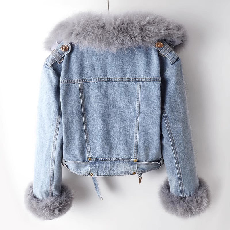Valentina Rossi Luxurious Denim Coat - Image 3