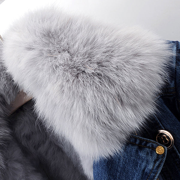 Valentina Rossi Luxurious Denim Coat - Image 4