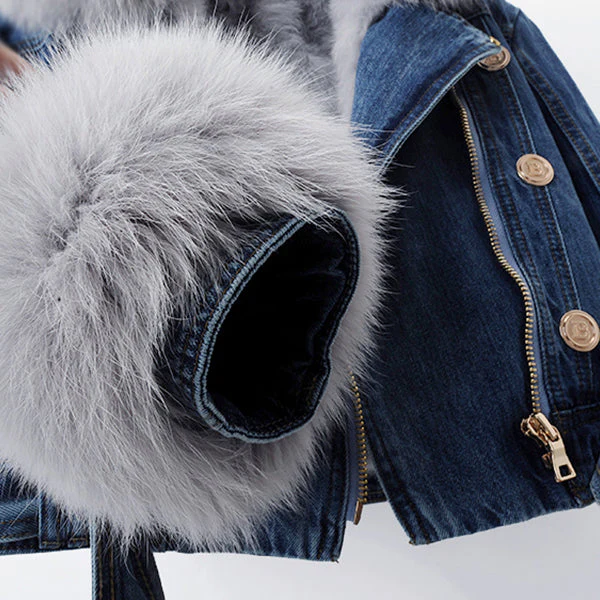 Valentina Rossi Luxurious Denim Coat - Image 5