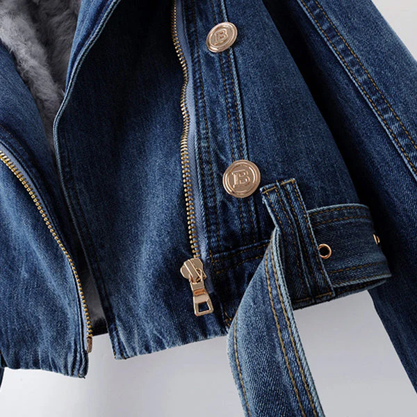 Valentina Rossi Luxurious Denim Coat - Image 6