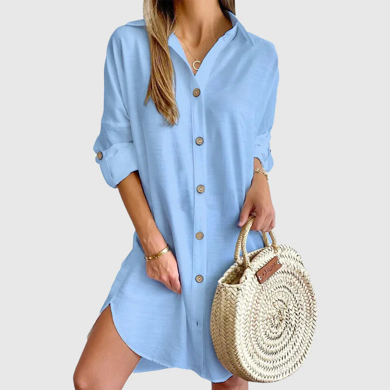 Valentina Rossi Mini Shirt Dress - Image 3