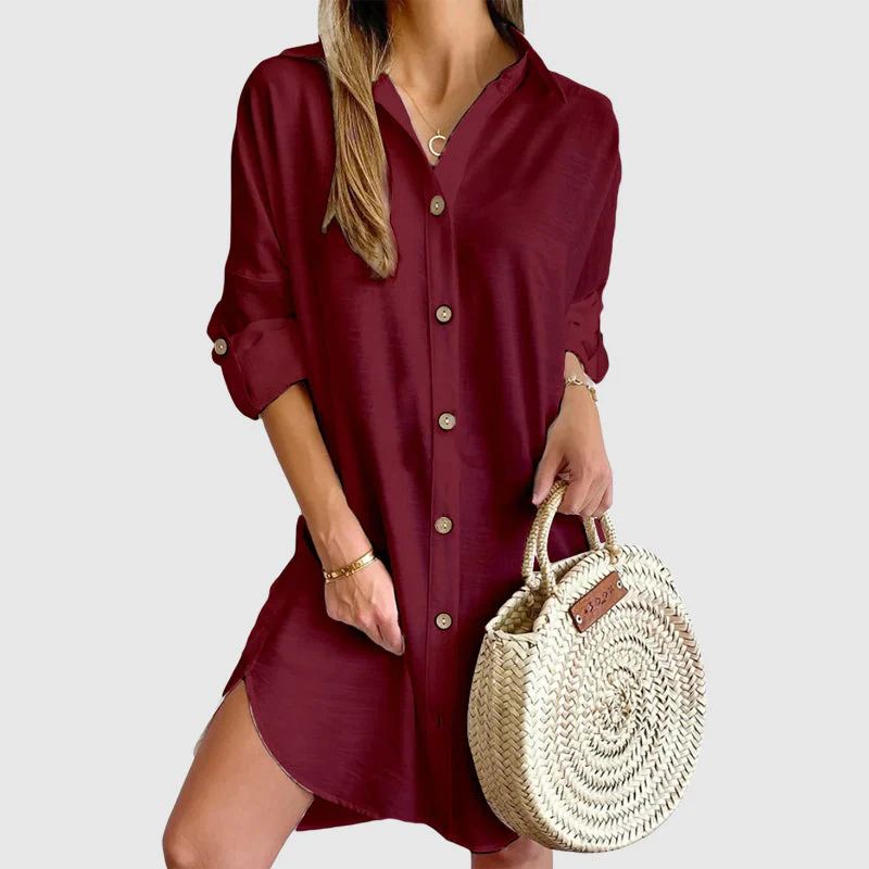 Valentina Rossi Mini Shirt Dress - Image 4