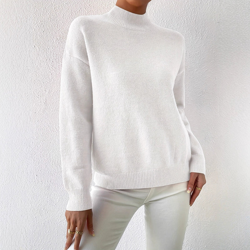 Valentina Rossi Mock Neck Knit Sweater - Image 5