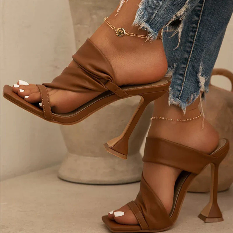 Valentina Rossi Open Toe High Heel Sandals - Image 2