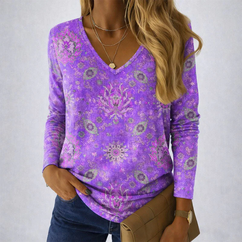 Valentina Rossi Patterned Long Sleeve Shirt - Image 2