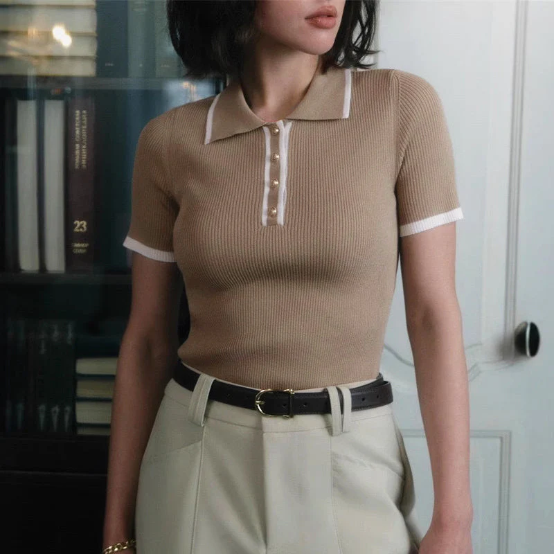 Valentina Rossi Ribbed Knit Top - Image 3