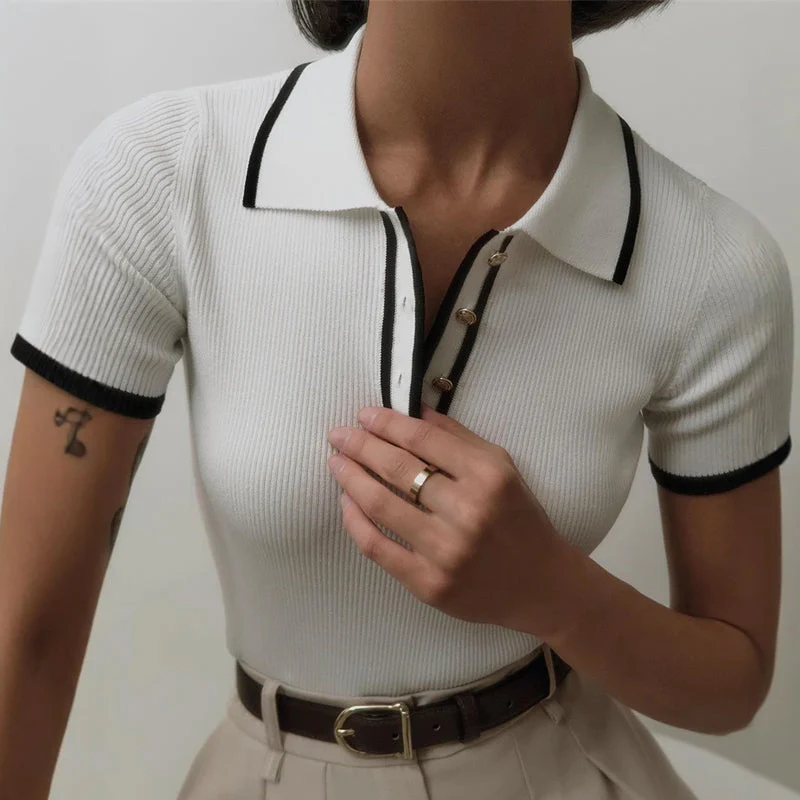 Valentina Rossi Ribbed Knit Top - Image 5