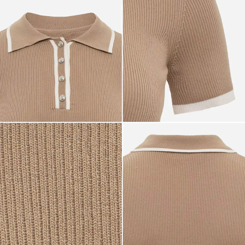 Valentina Rossi Ribbed Knit Top - Image 6