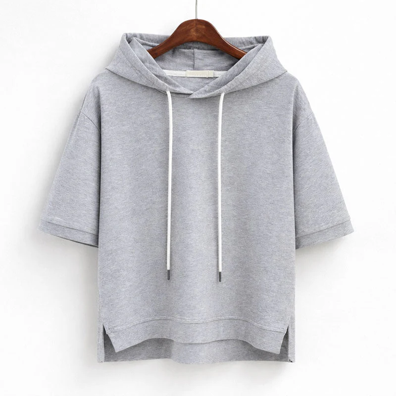 Valentina Rossi Short Sleeve Hooded Pullover - Image 3