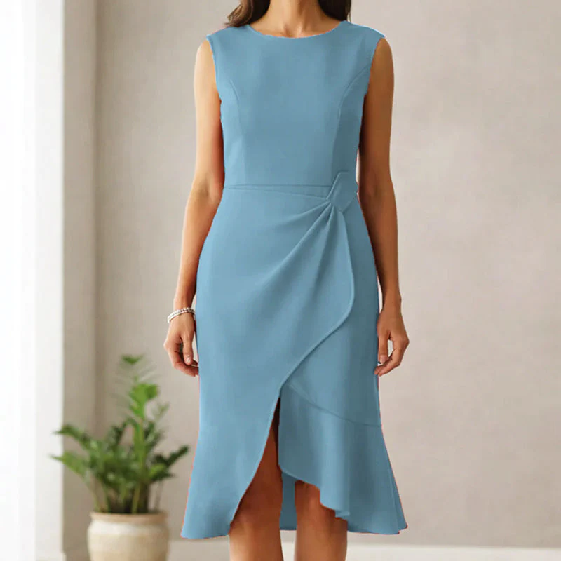 Valentina Rossi Sleeveless Midi Cocktail Dress - Image 3