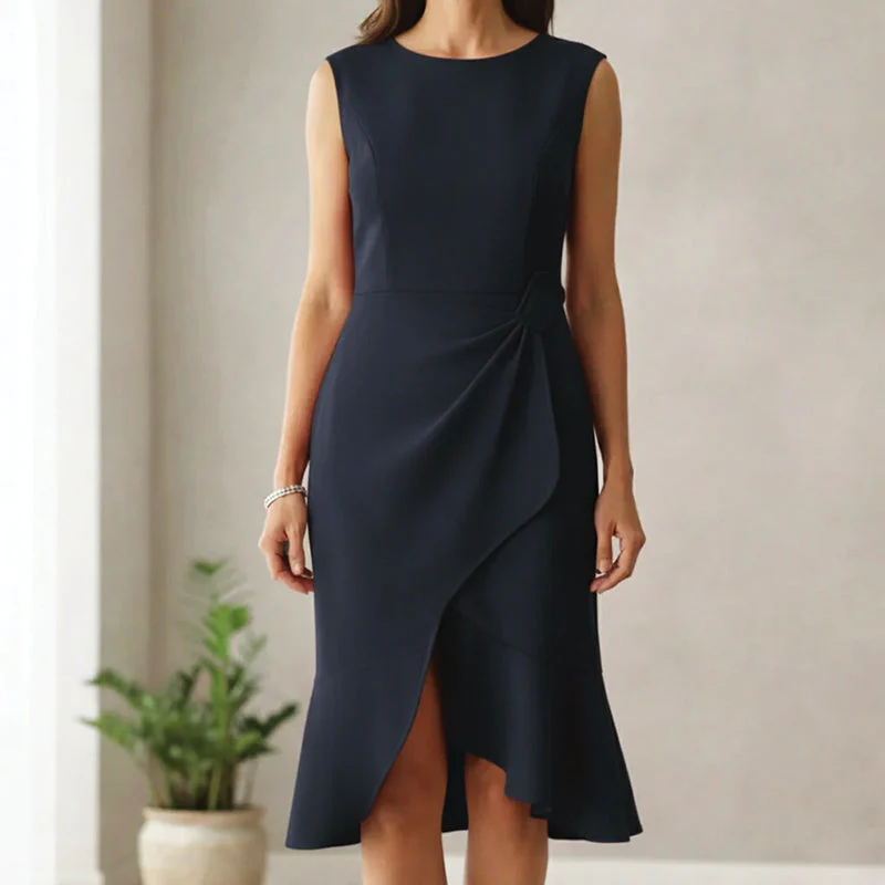 Valentina Rossi Sleeveless Midi Cocktail Dress - Image 4