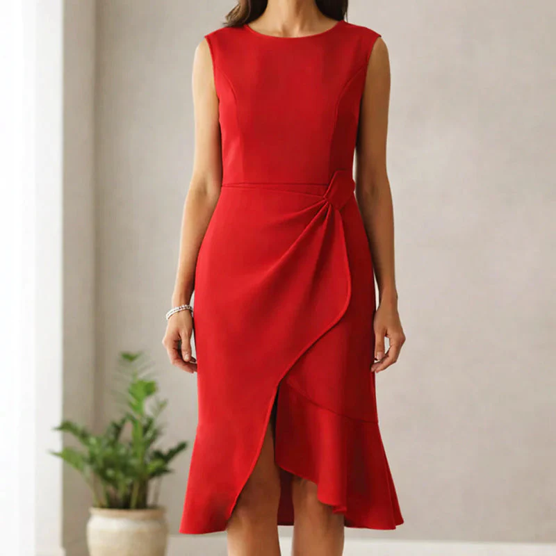 Valentina Rossi Sleeveless Midi Cocktail Dress - Image 6