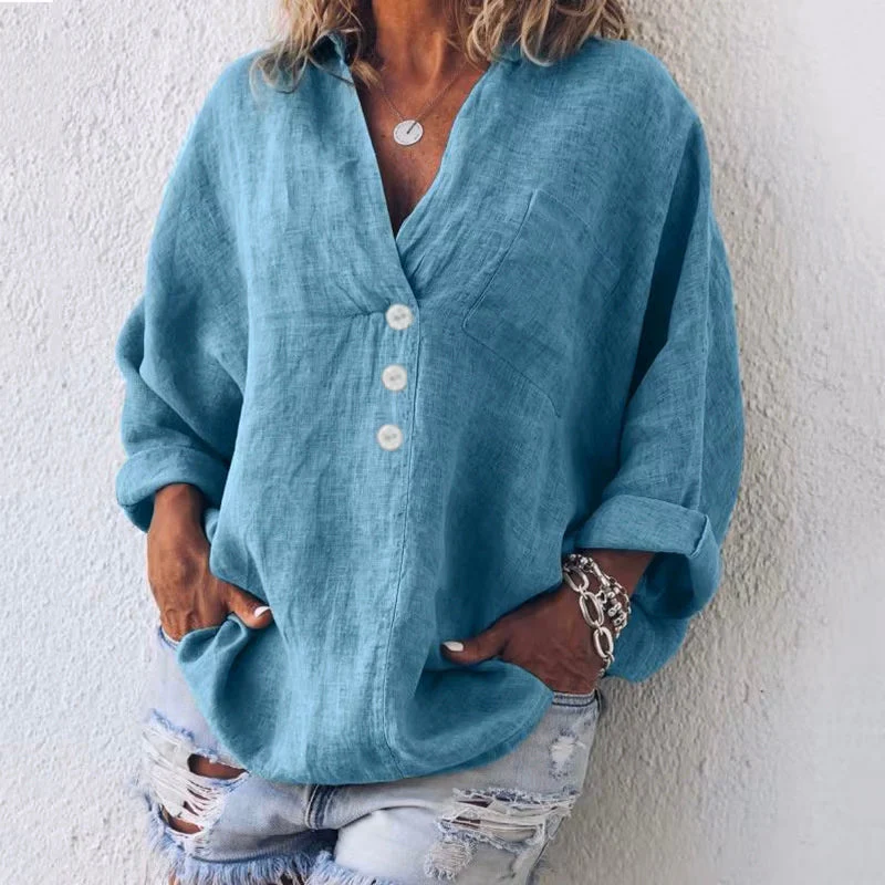 Valentina Rossi Tuscania Linen Blouse - Image 3