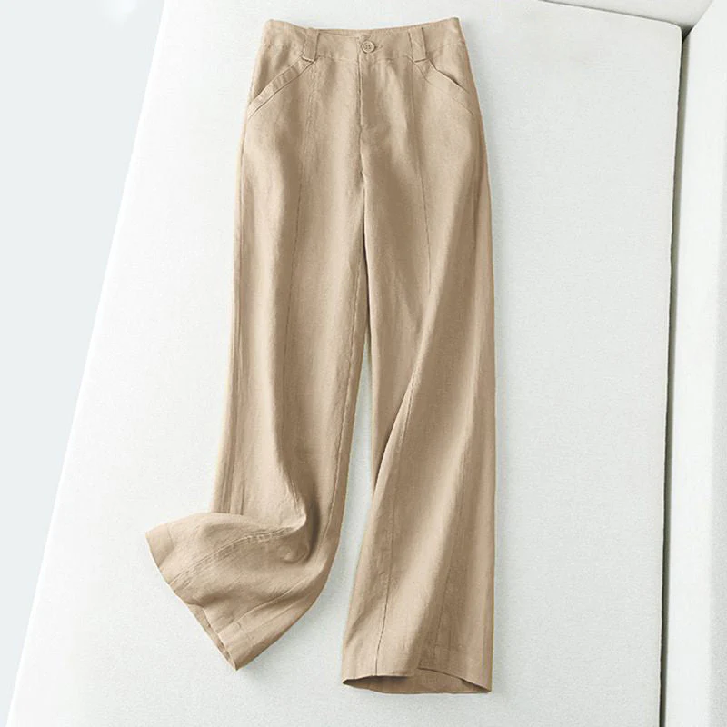 Valentina Rossi Wide-Leg Linen Pants - Image 4
