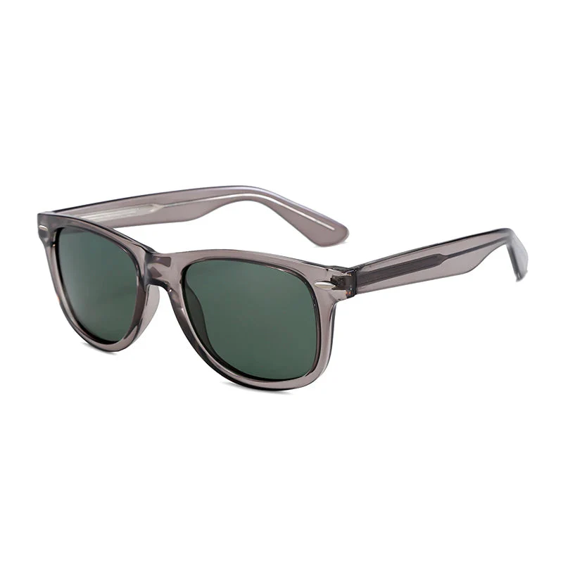 Vintage Square Sunglasses with Polarized Lenses - Image 4