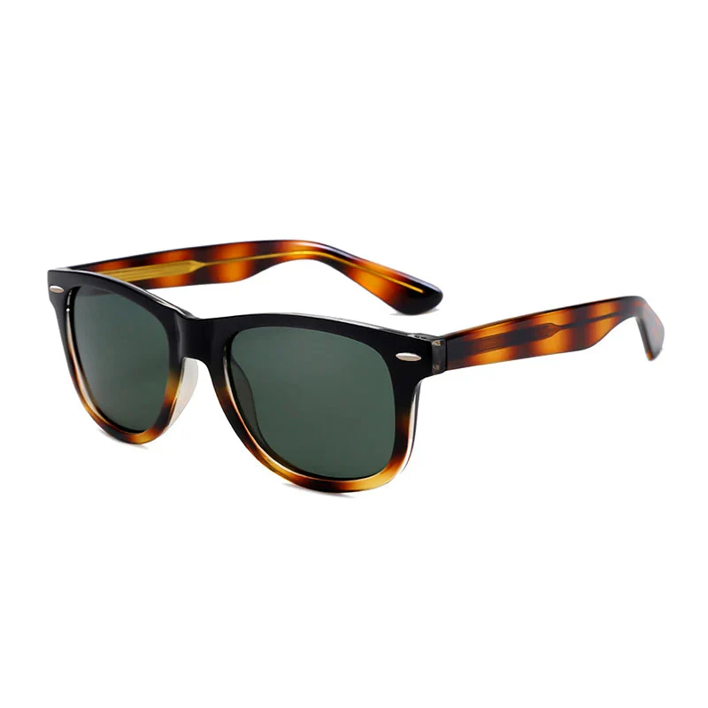 Vintage Square Sunglasses with Polarized Lenses - Image 6