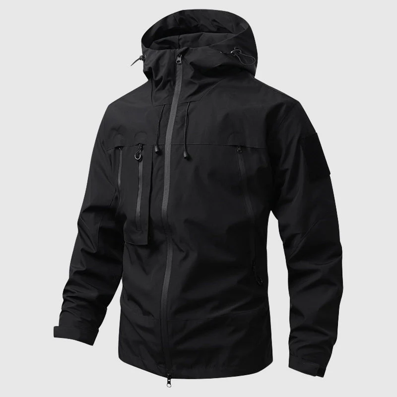 Waterproof Outdoor Hiking Hooded Men’s Jacket - Image 2