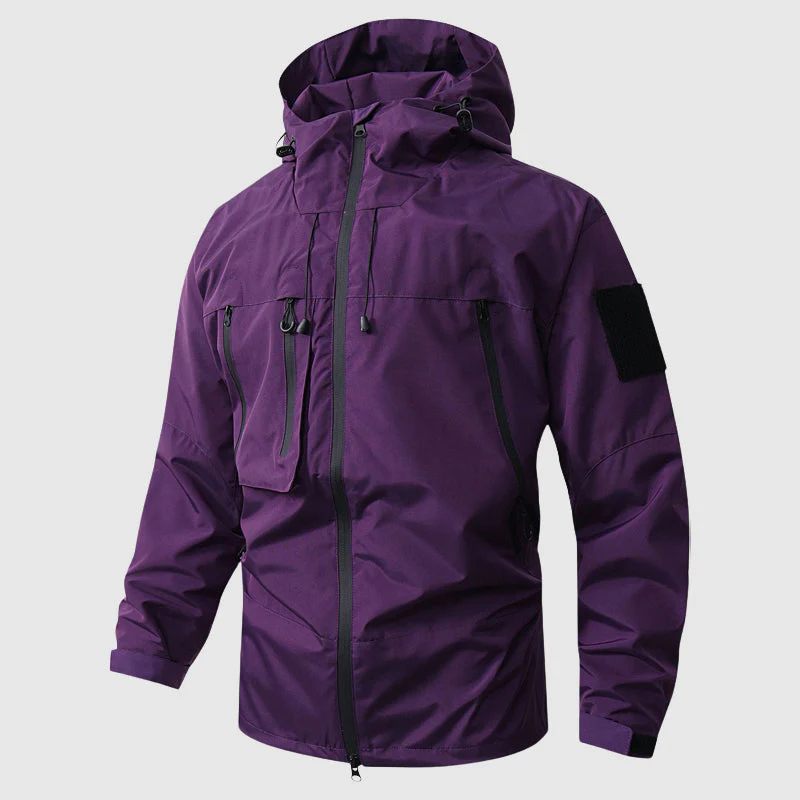 Waterproof Outdoor Hiking Hooded Men’s Jacket - Image 5