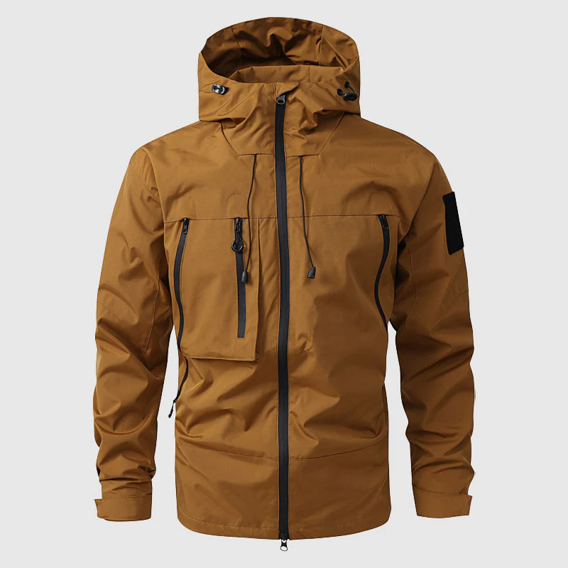 Waterproof Outdoor Hiking Hooded Men’s Jacket - Image 6