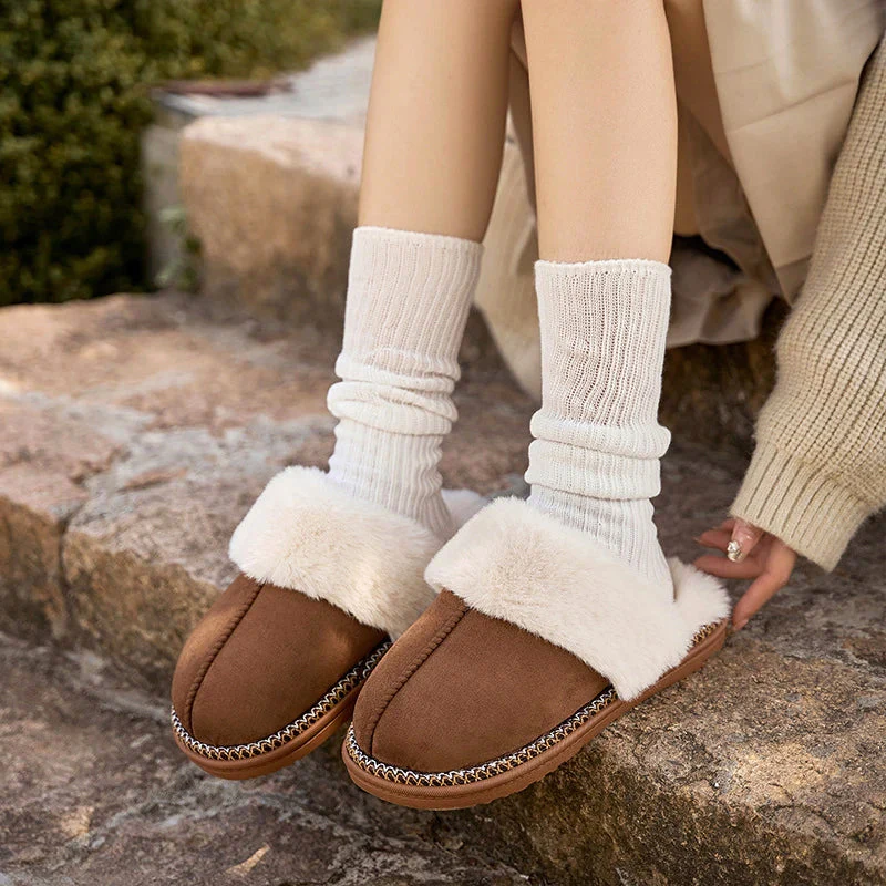 Women’s Indoor Winter Slippers with Faux-Fur Lining - Image 5