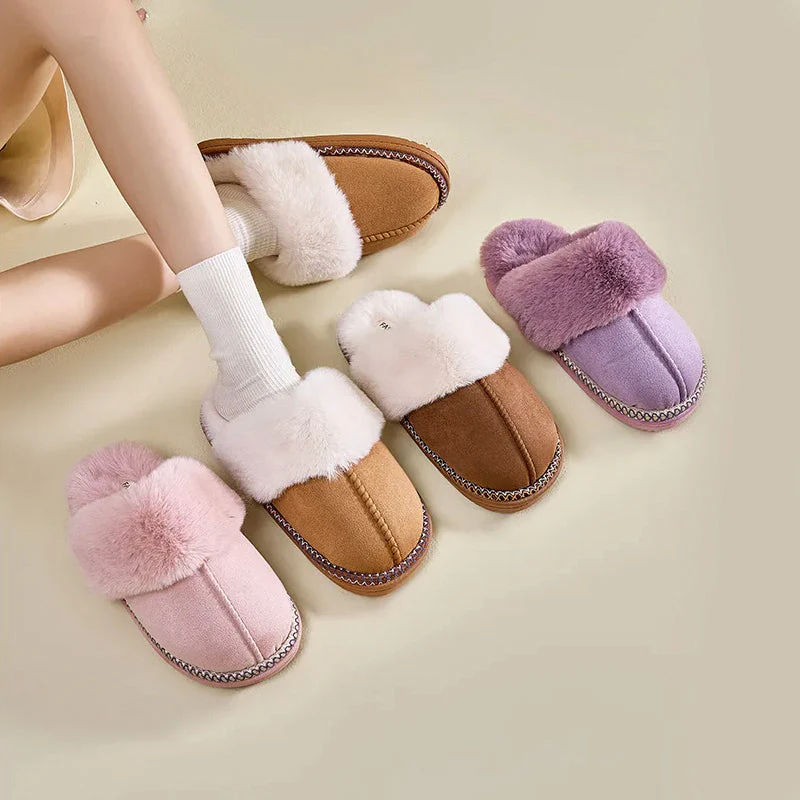 Women’s Indoor Winter Slippers with Faux-Fur Lining - Image 7